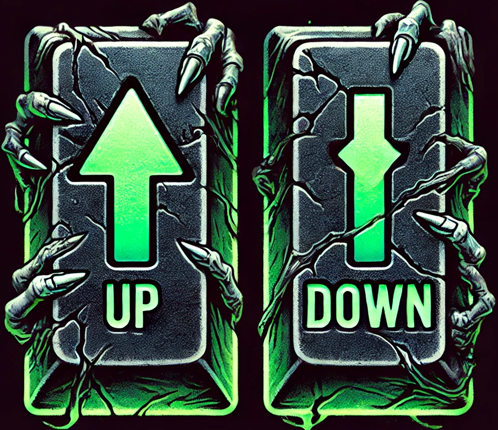 Control keys Up and Down